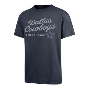 Dallas Cowboys Since 1960 T Shirt Navy Blue Short Sleeve Football Tee Mens L NWT